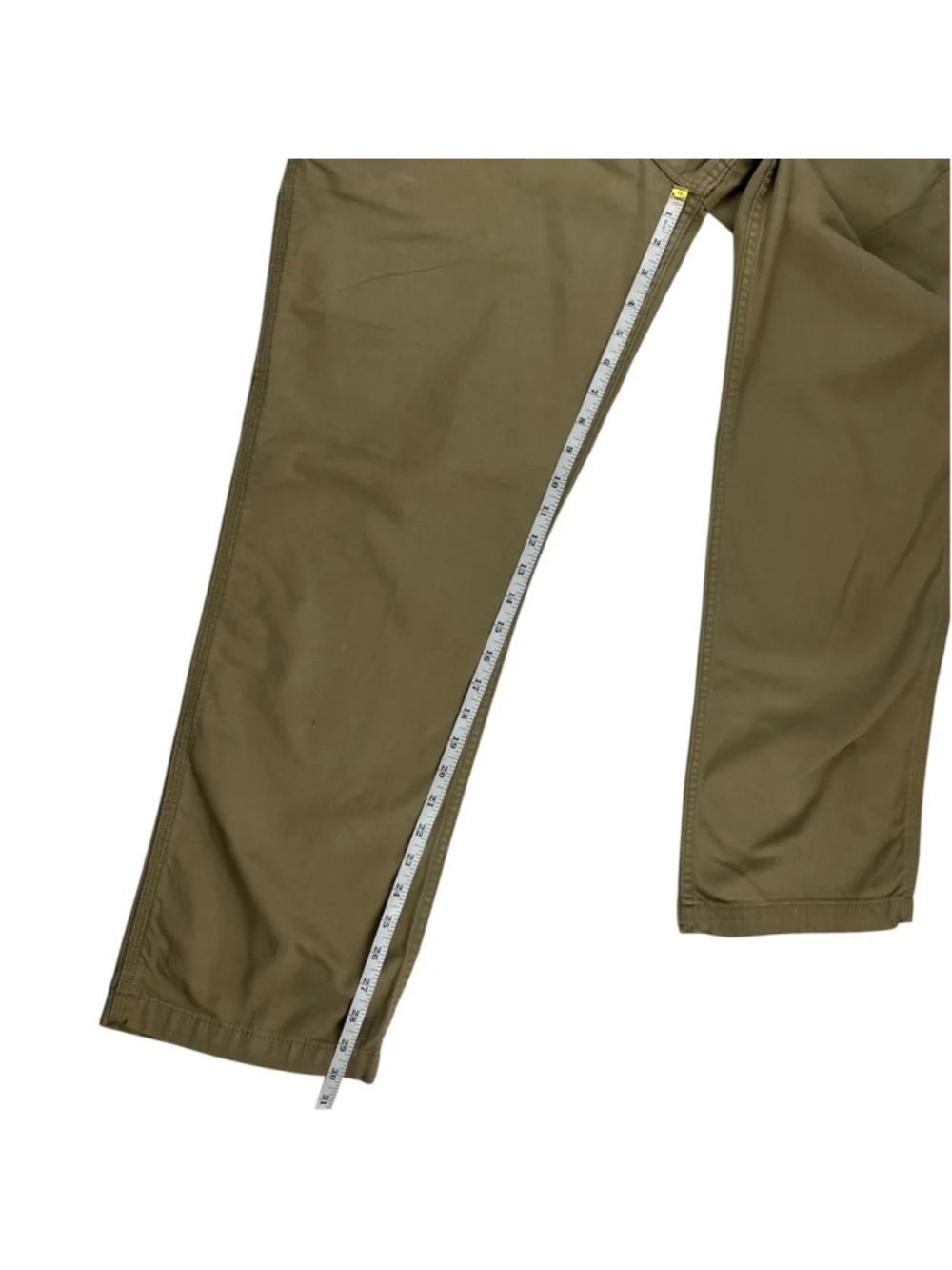 Carhartt Rugged Flex Canvas Work Pants Mens 32x30 Relaxed Fit Khaki Brown Tan M